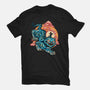 The Glowing Tiger-Unisex-Basic-Tee-glitchygorilla