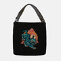 The Glowing Tiger-None-Adjustable Tote-Bag-glitchygorilla