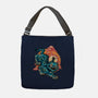 The Glowing Tiger-None-Adjustable Tote-Bag-glitchygorilla