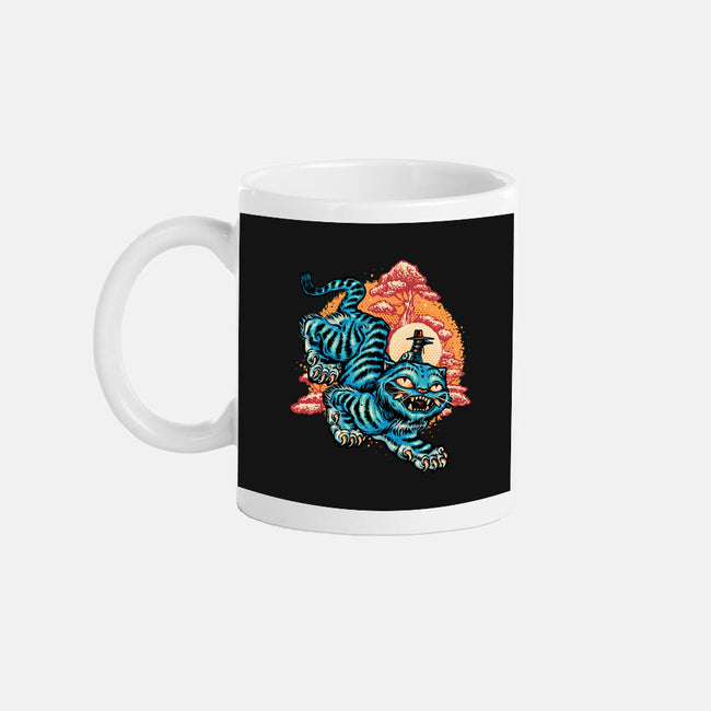 The Glowing Tiger-None-Mug-Drinkware-glitchygorilla