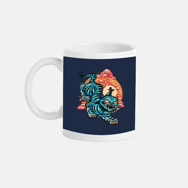 The Glowing Tiger-None-Mug-Drinkware-glitchygorilla