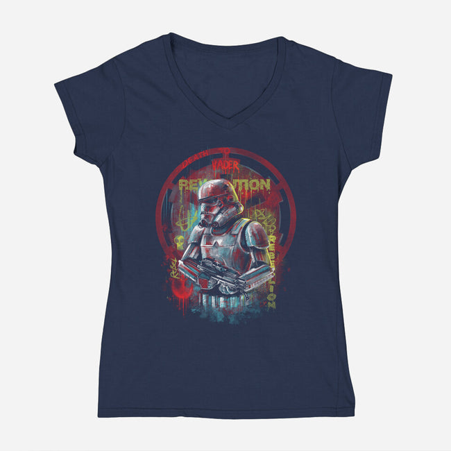 Revolution-Womens-V-Neck-Tee-zascanauta