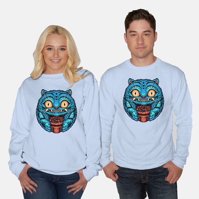 Stay Super Natural-Unisex-Crew Neck-Sweatshirt-glitchygorilla