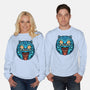 Stay Super Natural-Unisex-Crew Neck-Sweatshirt-glitchygorilla