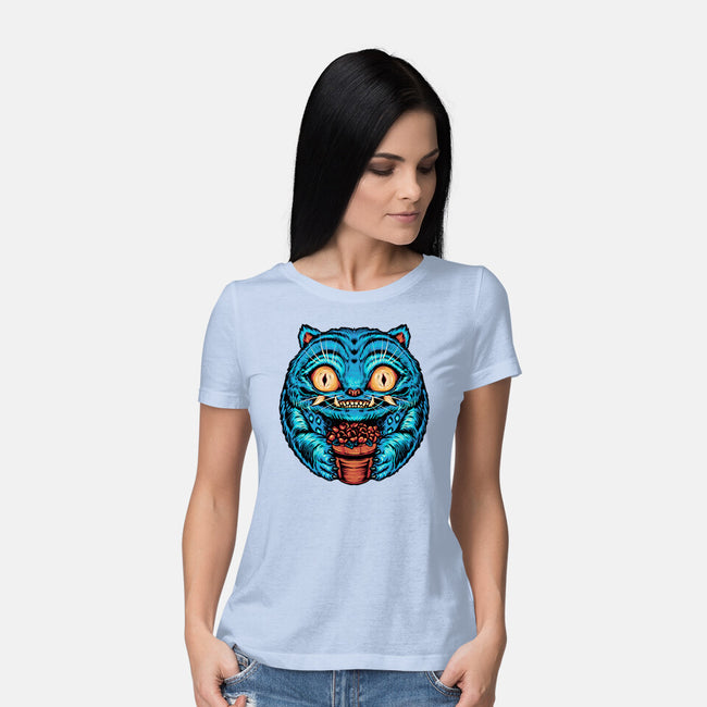 Stay Super Natural-Womens-Basic-Tee-glitchygorilla