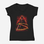 The Mark Of Sith-Womens-V-Neck-Tee-zascanauta