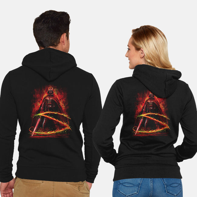 The Mark Of Sith-Unisex-Zip-Up-Sweatshirt-zascanauta