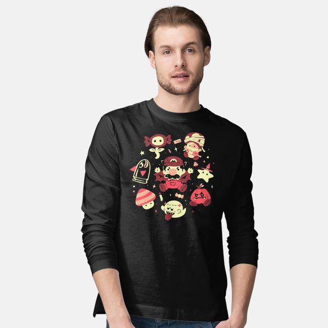 Haunted Kingdom-Mens-Long Sleeved-Tee-Arigatees