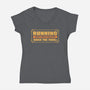 Running Since 1900s-Womens-V-Neck-Tee-erion_designs