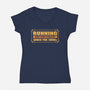 Running Since 1900s-Womens-V-Neck-Tee-erion_designs