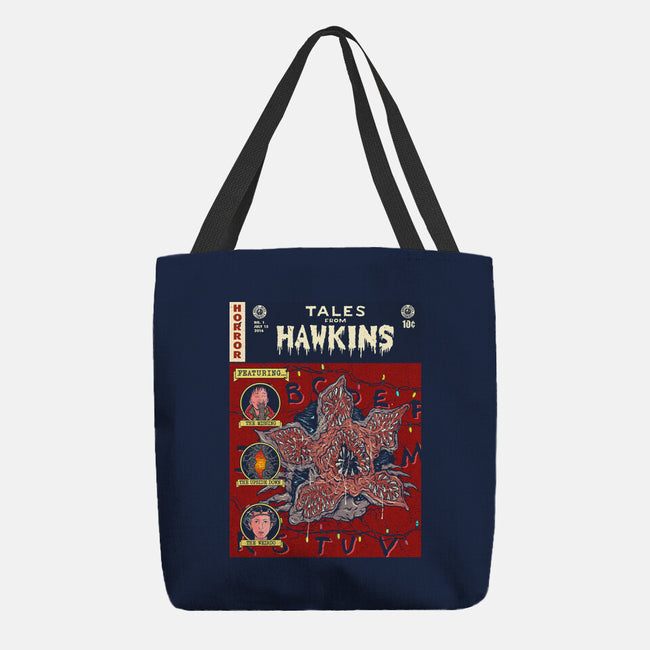 Tales From Hawkins 1-None-Basic Tote-Bag-Green Devil