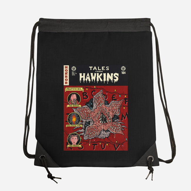 Tales From Hawkins 1-None-Drawstring-Bag-Green Devil