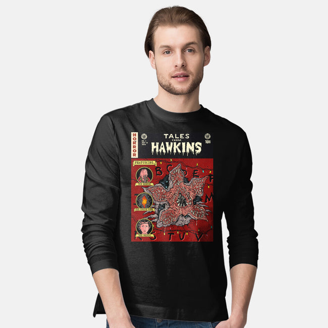 Tales From Hawkins 1-Mens-Long Sleeved-Tee-Green Devil