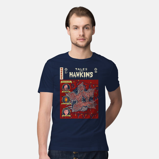 Tales From Hawkins 1-Mens-Premium-Tee-Green Devil