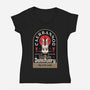 Wildlife Sanctuary-Womens-V-Neck-Tee-BadBox