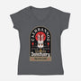 Wildlife Sanctuary-Womens-V-Neck-Tee-BadBox