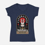 Wildlife Sanctuary-Womens-V-Neck-Tee-BadBox