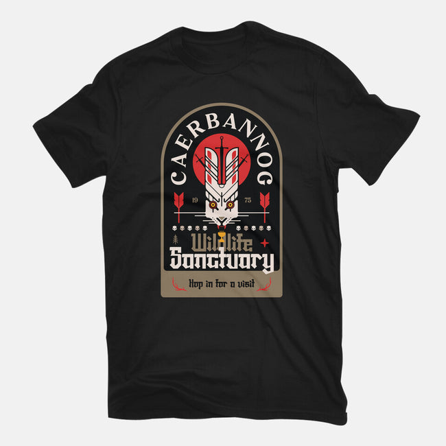 Wildlife Sanctuary-Womens-Fitted-Tee-BadBox