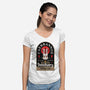 Wildlife Sanctuary-Womens-V-Neck-Tee-BadBox