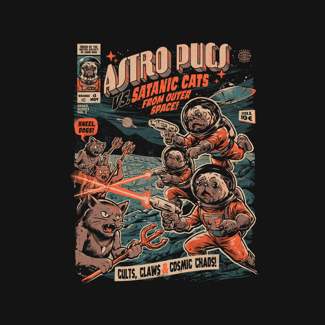 Astro Pugs-Mens-Heavyweight-Tee-eduely
