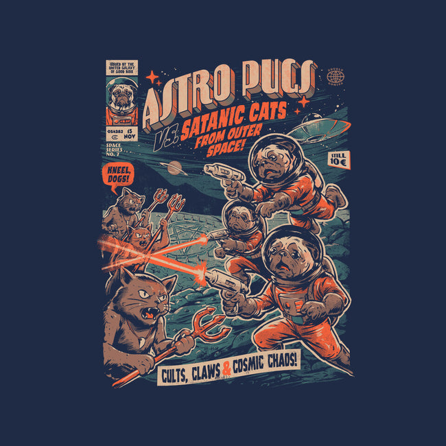 Astro Pugs-None-Glossy-Sticker-eduely