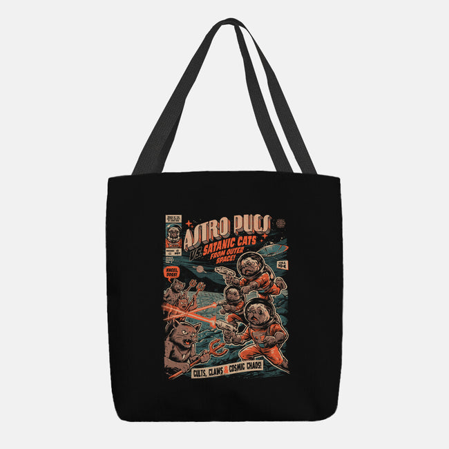 Astro Pugs-None-Basic Tote-Bag-eduely