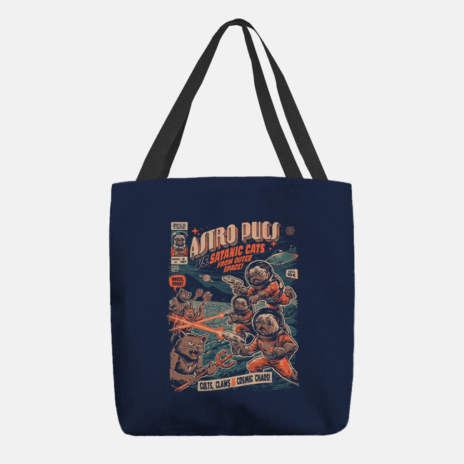 Astro Pugs-None-Basic Tote-Bag-eduely