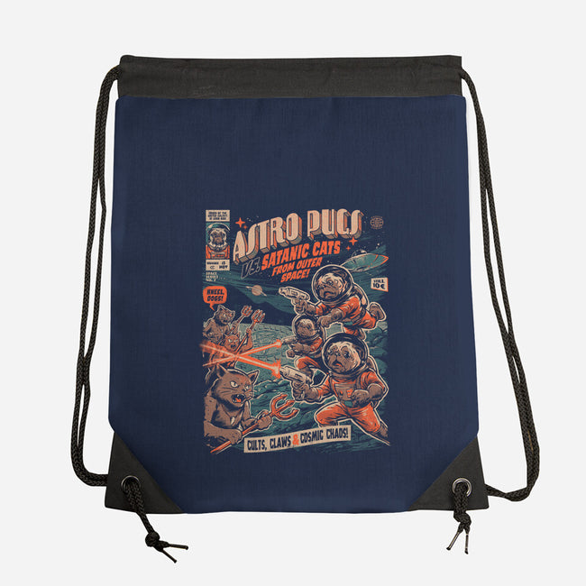 Astro Pugs-None-Drawstring-Bag-eduely