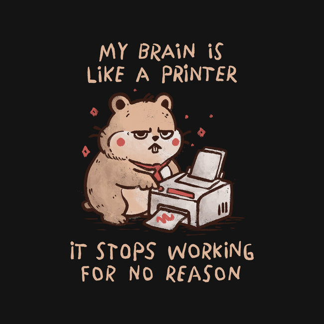 My Brain Is Like A Printer-Mens-Basic-Tee-koalastudio