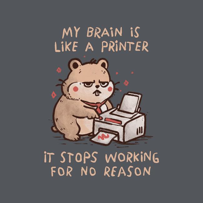 My Brain Is Like A Printer-Mens-Premium-Tee-koalastudio