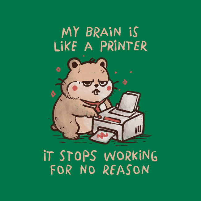 My Brain Is Like A Printer-Mens-Basic-Tee-koalastudio