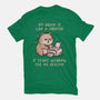 My Brain Is Like A Printer-Mens-Premium-Tee-koalastudio