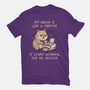 My Brain Is Like A Printer-Mens-Premium-Tee-koalastudio