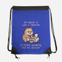 My Brain Is Like A Printer-None-Drawstring-Bag-koalastudio