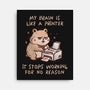 My Brain Is Like A Printer-None-Stretched-Canvas-koalastudio