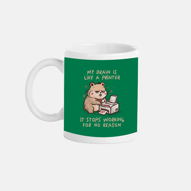My Brain Is Like A Printer-None-Mug-Drinkware-koalastudio