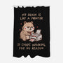 My Brain Is Like A Printer-None-Polyester-Shower Curtain-koalastudio