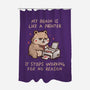My Brain Is Like A Printer-None-Polyester-Shower Curtain-koalastudio