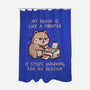 My Brain Is Like A Printer-None-Polyester-Shower Curtain-koalastudio