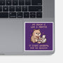 My Brain Is Like A Printer-None-Glossy-Sticker-koalastudio