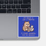 My Brain Is Like A Printer-None-Glossy-Sticker-koalastudio