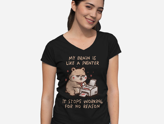 My Brain Is Like A Printer