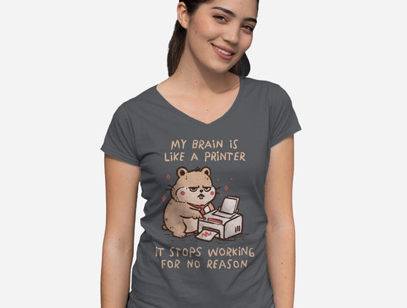 My Brain Is Like A Printer