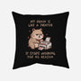 My Brain Is Like A Printer-None-Removable Cover w Insert-Throw Pillow-koalastudio
