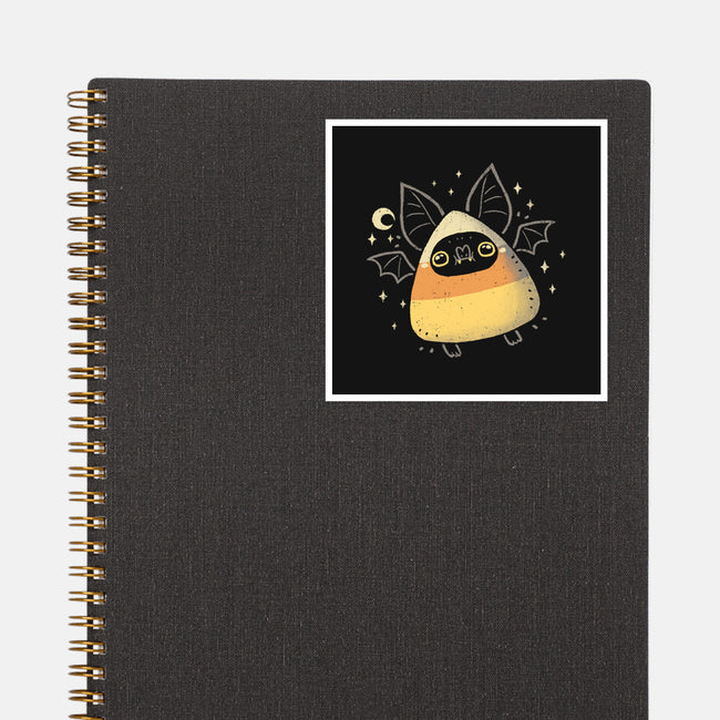 Cute Candy Corn Bat-None-Glossy-Sticker-xMorfina
