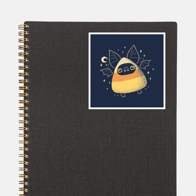 Cute Candy Corn Bat-None-Glossy-Sticker-xMorfina