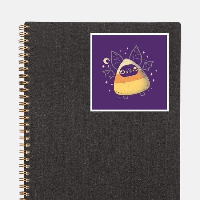 Cute Candy Corn Bat-None-Glossy-Sticker-xMorfina
