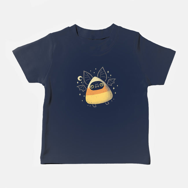 Cute Candy Corn Bat-Baby-Basic-Tee-xMorfina