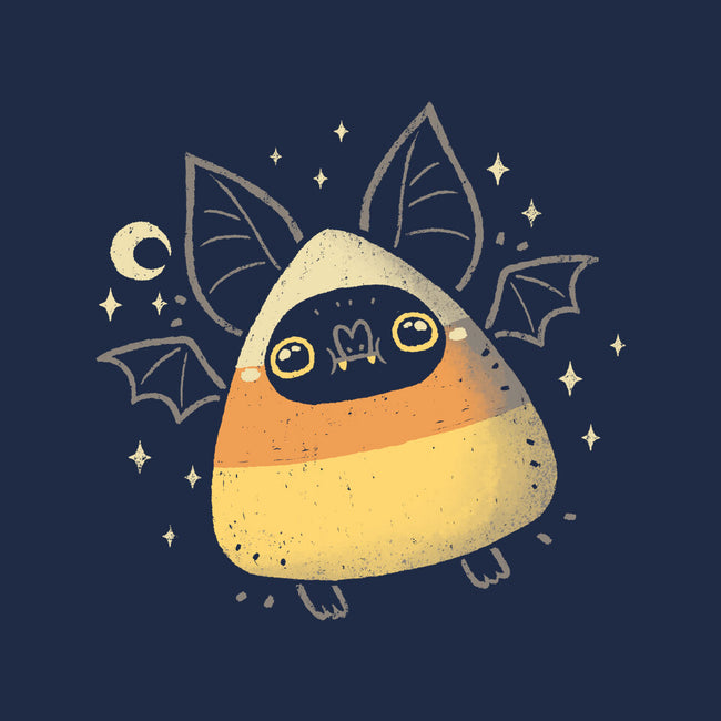 Cute Candy Corn Bat-Womens-Fitted-Tee-xMorfina