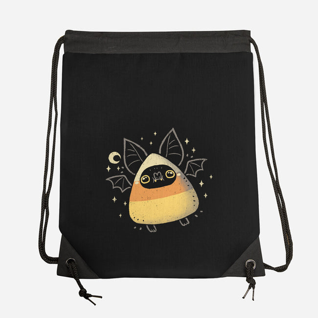 Cute Candy Corn Bat-None-Drawstring-Bag-xMorfina